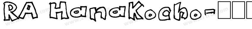 RA HanaKocho字体转换